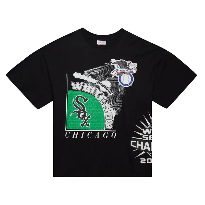 Mitchell and Ness Logo Blast SS Tee Coop Chicago White Sox Men TShirts and Tops Mitchell and Ness Logo Blast SS Tee Coop Chicago White Sox Men TShirts and Tops