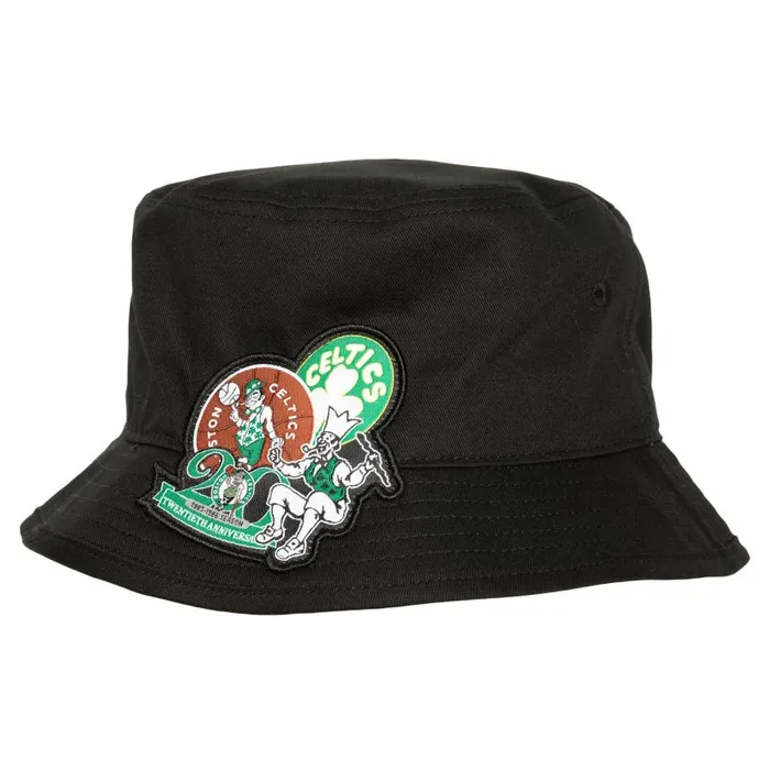 Mitchell and Ness Logolap Bucket HWC Boston Celtics Men Hats and Headwear