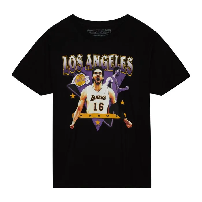 Mitchell and Ness Love For The City Tee Los Angeles Lakers Pau Gasol Men TShirts and Tops Mitchell and Ness Love For The City Tee Los Angeles Lakers Pau Gasol Men TShirts and Tops