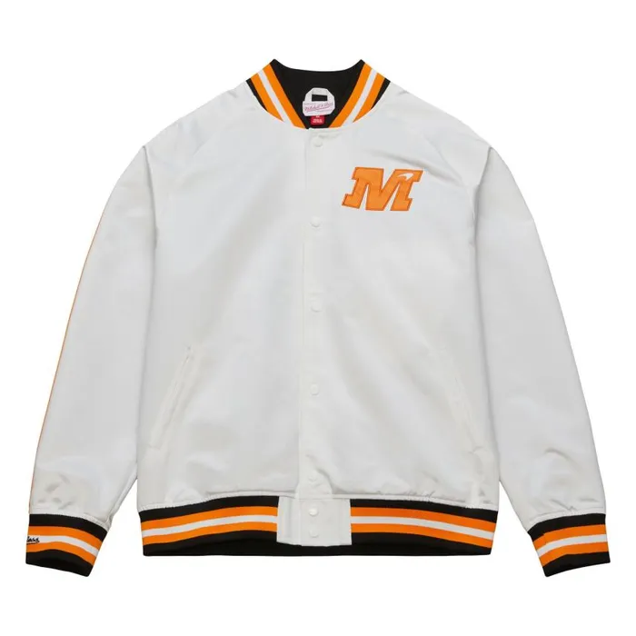 Mitchell and Ness MandN X McLaren Lightweight Satin Jacket Vegas Edition Men Jackets and Outerwear