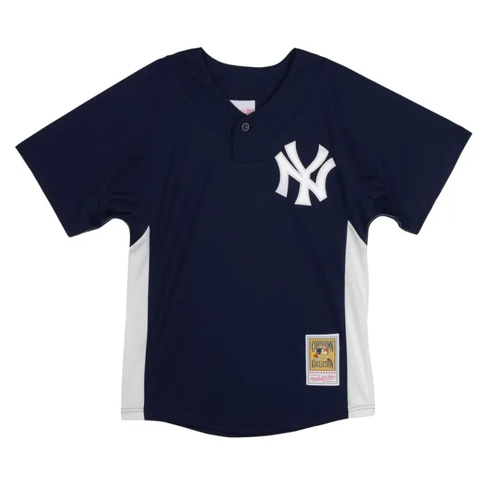 Mitchell and Ness Mesh BP Jersey New York Yankees Derek Jeter Kids Jerseys