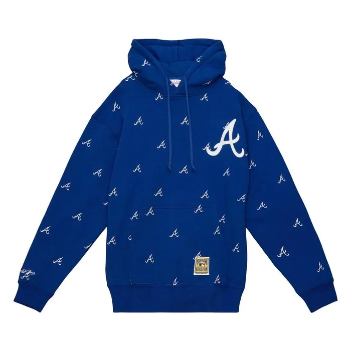 Mitchell and Ness MLB Repeat Hoody Atlanta Braves Men Hoodies and Sweatshirts Mitchell and Ness MLB Repeat Hoody Atlanta Braves Men Hoodies and Sweatshirts