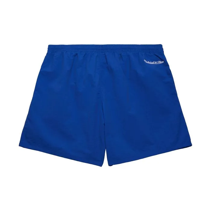 Mitchell and Ness Multi Hit Nylon Shorts Vintage Logo Atlanta Braves Men Shorts Mitchell and Ness Multi Hit Nylon Shorts Vintage Logo Atlanta Braves Men Shorts