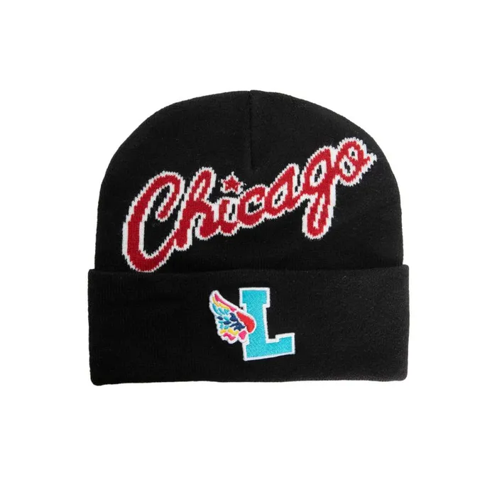 Mitchell and Ness My Towns Leaders Beanie Chicago Bulls Men Hats and Headwear