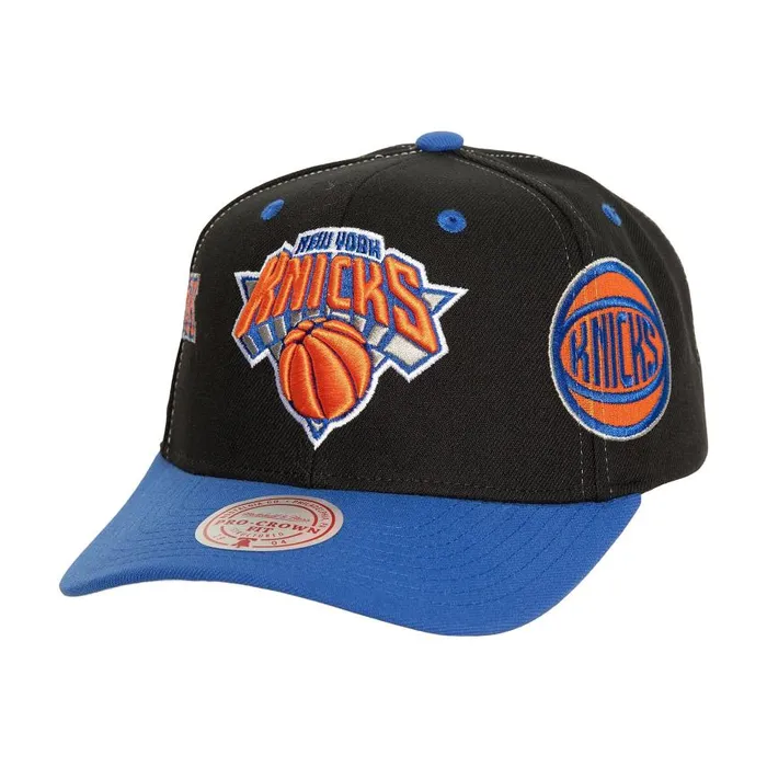 Mitchell and Ness Overbite Pro Snapback New York Knicks Men Hats and Headwear
