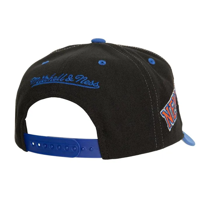 Mitchell and Ness Overbite Pro Snapback New York Knicks Men Hats and Headwear Mitchell and Ness Overbite Pro Snapback New York Knicks Men Hats and Headwear