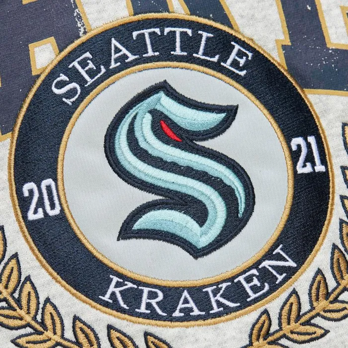 Mitchell and Ness Premium Fleece Crew Current Logo Seattle Kraken Men Hoodies and Sweatshirts Mitchell and Ness Premium Fleece Crew Current Logo Seattle Kraken Men Hoodies and Sweatshirts