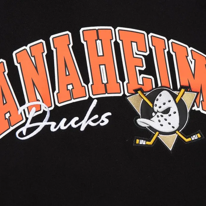 Mitchell and Ness Premium Fleece Hoodie Current Logo Anaheim Ducks Men Hoodies and Sweatshirts Mitchell and Ness Premium Fleece Hoodie Current Logo Anaheim Ducks Men Hoodies and Sweatshirts