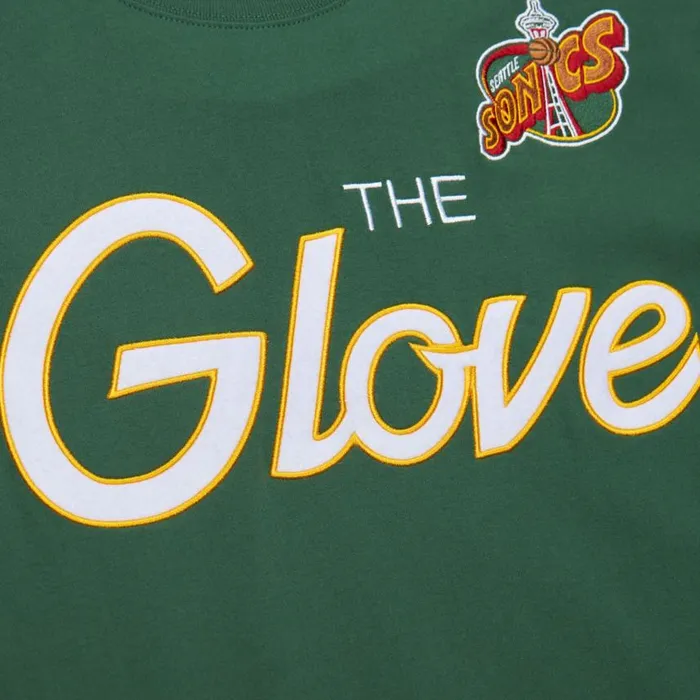 Mitchell and Ness Premium Nickname SS Tee Vintage Logo Seattle Supersonics Gary Payton Men TShirts and Tops Mitchell and Ness Premium Nickname SS Tee Vintage Logo Seattle Supersonics Gary Payton Men TShirts and Tops