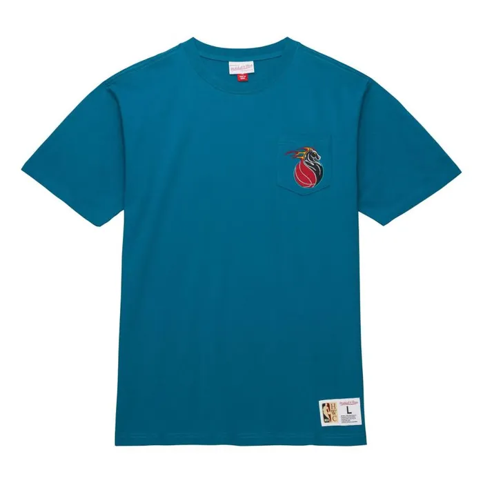 Mitchell and Ness Premium Pocket Tee Detroit Pistons Men TShirts and Tops