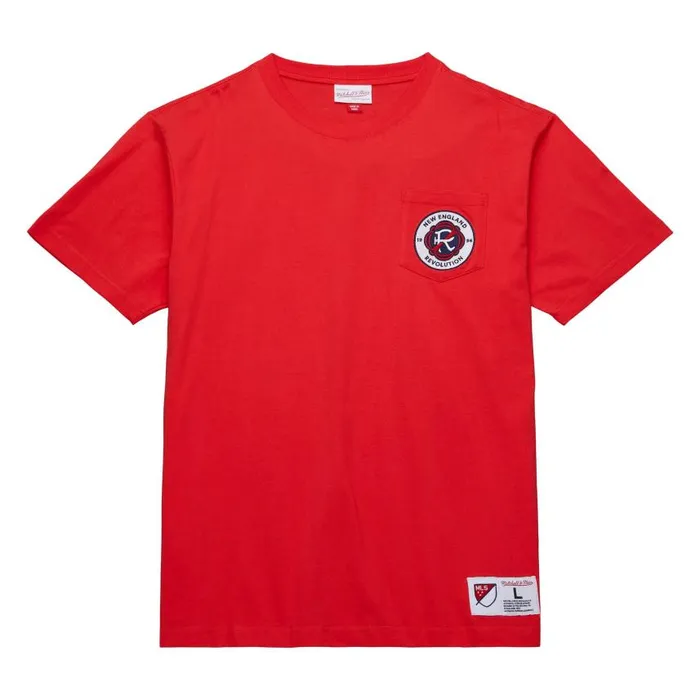 Mitchell and Ness Premium Pocket Tee New England Revolution Men TShirts and Tops Mitchell and Ness Premium Pocket Tee New England Revolution Men TShirts and Tops