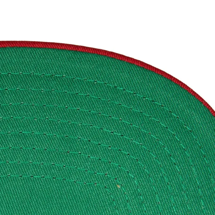 Mitchell and Ness Retro Pinstripe Snapback HWC Miami Heat Men Hats and Headwear