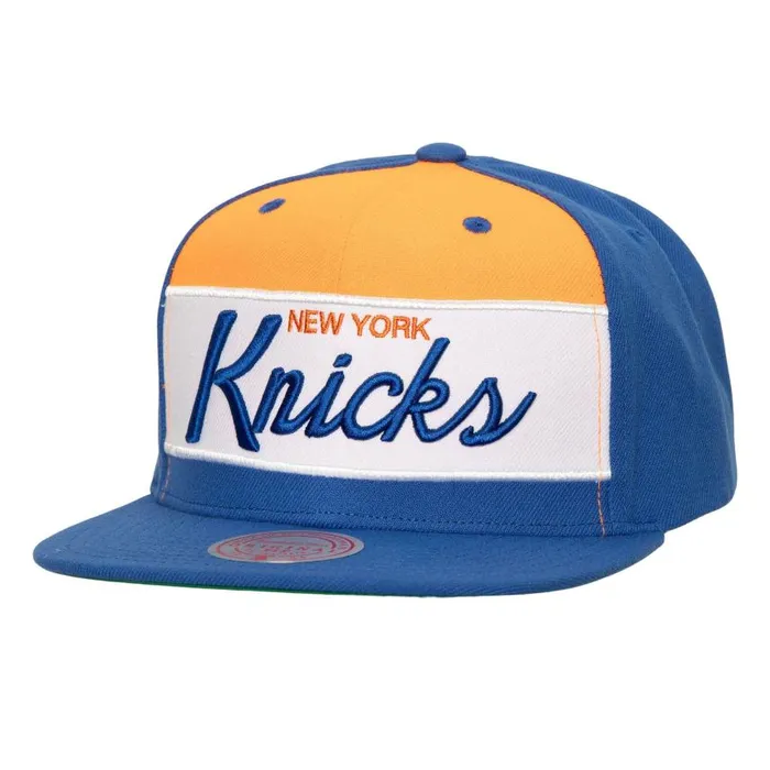 Mitchell and Ness Retro Sport Snapback New York Knicks Men Hats and Headwear