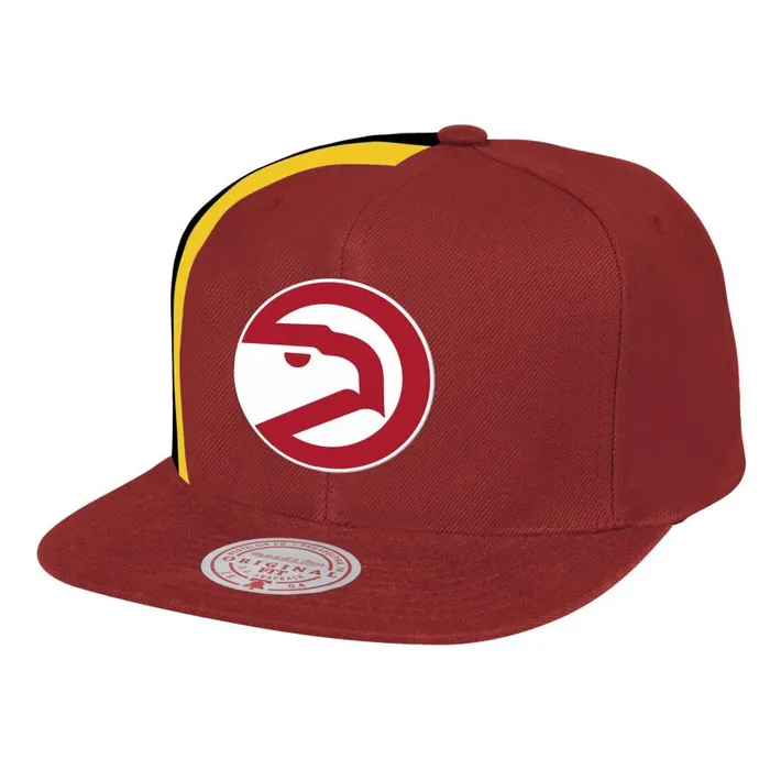 Mitchell and Ness Retroline Snapback HWC Atlanta Hawks Men Hats and Headwear Mitchell and Ness Retroline Snapback HWC Atlanta Hawks Men Hats and Headwear