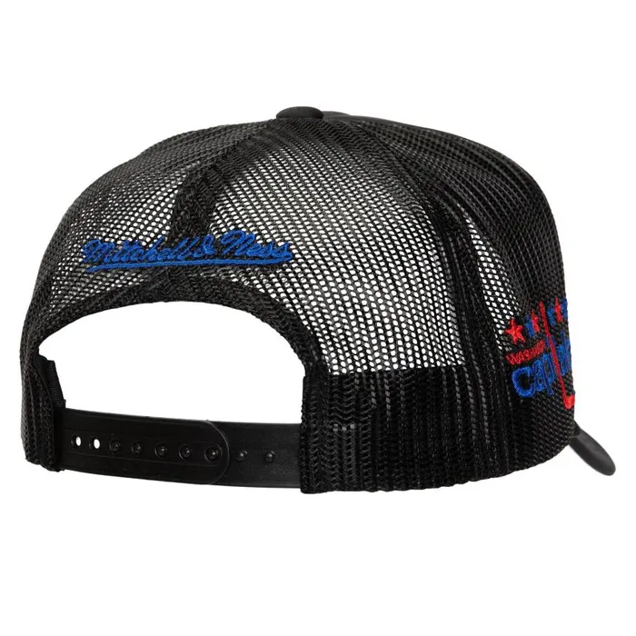 Mitchell and Ness Script Trucker Vntg Washington Capitals Men Hats and Headwear Mitchell and Ness Script Trucker Vntg Washington Capitals Men Hats and Headwear