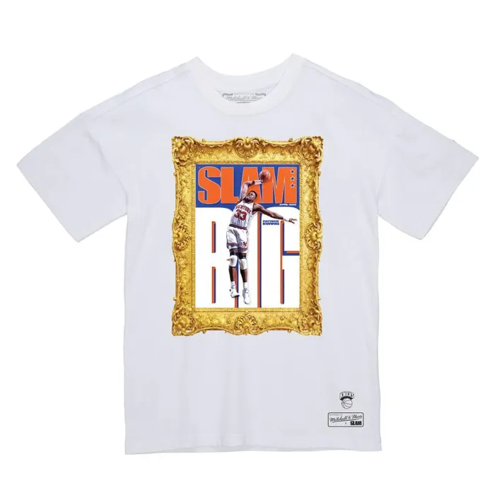Mitchell and Ness SLAM Frame Tee New York Knicks Patrick Ewing Men TShirts and Tops Mitchell and Ness SLAM Frame Tee New York Knicks Patrick Ewing Men TShirts and Tops