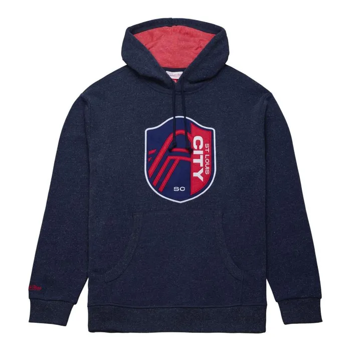 Mitchell and Ness Snow Washed Fleece Hoodie Current Logo St Louis City SC Men Hoodies and Sweatshirts Mitchell and Ness Snow Washed Fleece Hoodie Current Logo St Louis City SC Men Hoodies and Sweatshirts