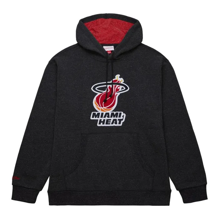 Mitchell and Ness Snow Washed Fleece Hoodie Miami Heat Men Hoodies and Sweatshirts Mitchell and Ness Snow Washed Fleece Hoodie Miami Heat Men Hoodies and Sweatshirts