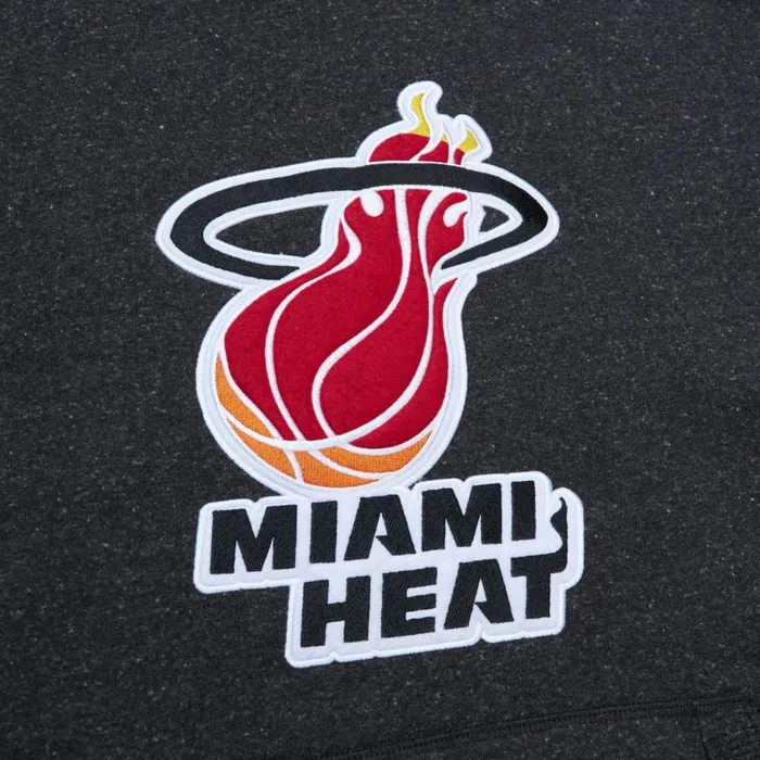 Mitchell and Ness Snow Washed Fleece Hoodie Miami Heat Men Hoodies and Sweatshirts Mitchell and Ness Snow Washed Fleece Hoodie Miami Heat Men Hoodies and Sweatshirts
