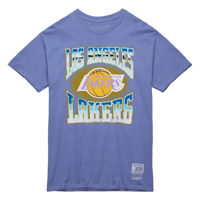 Mitchell and Ness Stateside Pastel SS Tee Los Angeles Lakers Men TShirts and Tops Mitchell and Ness Stateside Pastel SS Tee Los Angeles Lakers Men TShirts and Tops