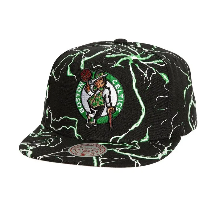 Mitchell and Ness Storm Season Snapback Boston Celtics Men Hats and Headwear