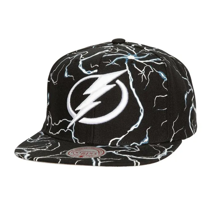 Mitchell and Ness Storm Season Snapback Tampa Bay Lightning Men Hats and Headwear Mitchell and Ness Storm Season Snapback Tampa Bay Lightning Men Hats and Headwear