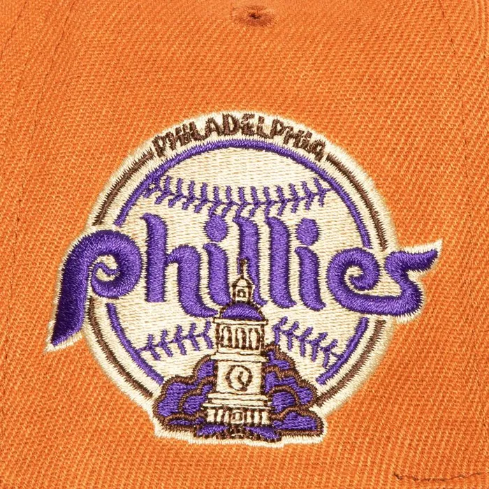 Mitchell and Ness Sweet Potato Pie Snapback Coop Philadelphia Phillies Men Hats and Headwear Mitchell and Ness Sweet Potato Pie Snapback Coop Philadelphia Phillies Men Hats and Headwear
