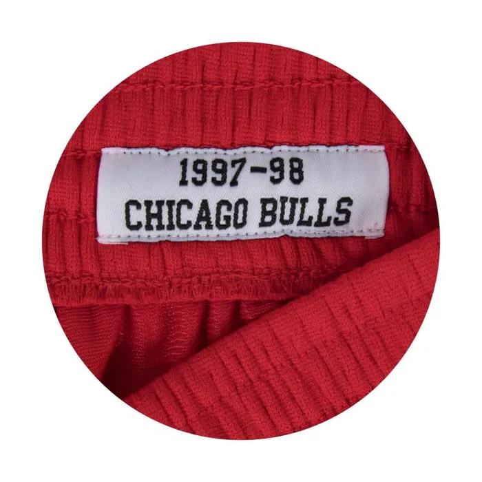 Mitchell and Ness Swingman Shorts Chicago Bulls Road 199798 Men Shorts Mitchell and Ness Swingman Shorts Chicago Bulls Road 199798 Men Shorts