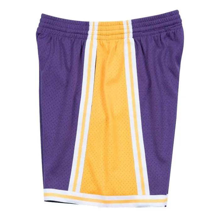 Mitchell and Ness Swingman Shorts Los Angeles Lakers Road 198485 Men Shorts Mitchell and Ness Swingman Shorts Los Angeles Lakers Road 198485 Men Shorts