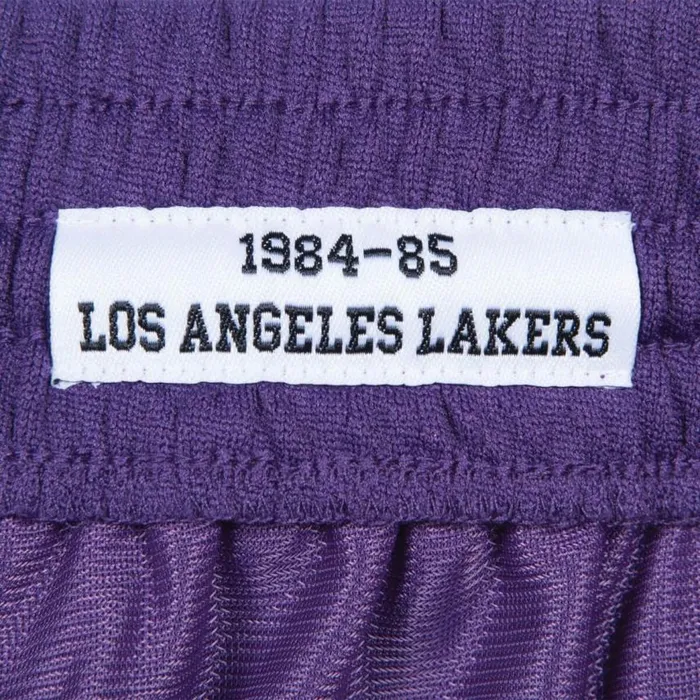 Mitchell and Ness Swingman Shorts Los Angeles Lakers Road 198485 Men Shorts Mitchell and Ness Swingman Shorts Los Angeles Lakers Road 198485 Men Shorts