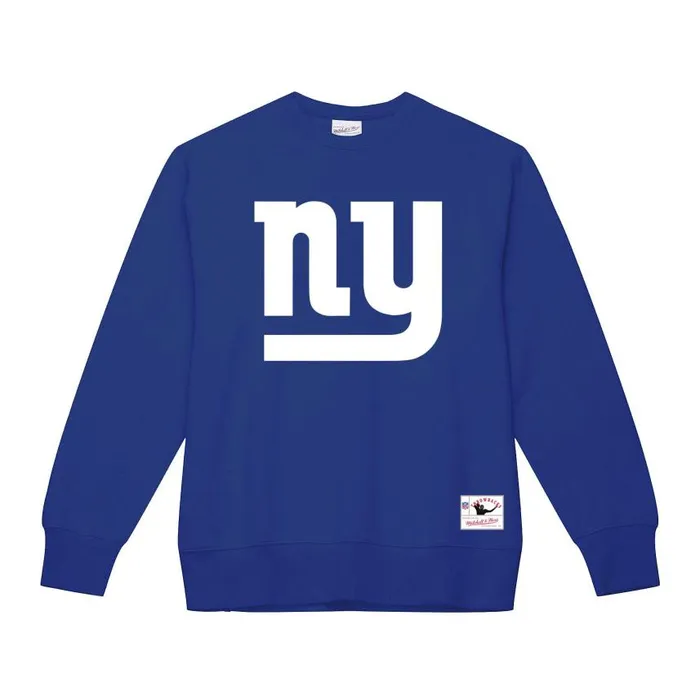 Mitchell and Ness Team Basic 1 Crew New York Giants Men Hoodies and Sweatshirts Mitchell and Ness Team Basic 1 Crew New York Giants Men Hoodies and Sweatshirts