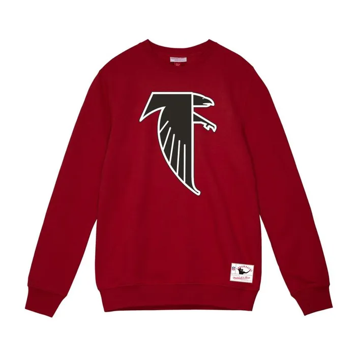 Mitchell and Ness Team Basic 3 Crew Atlanta Falcons Men Hoodies and Sweatshirts Mitchell and Ness Team Basic 3 Crew Atlanta Falcons Men Hoodies and Sweatshirts