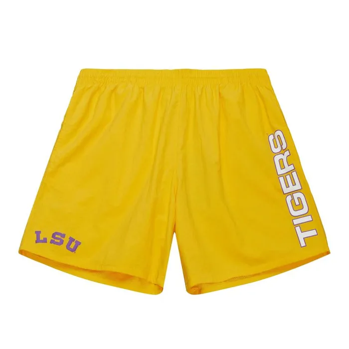 Mitchell and Ness Team Heritage Woven Short Louisiana State University Men Shorts