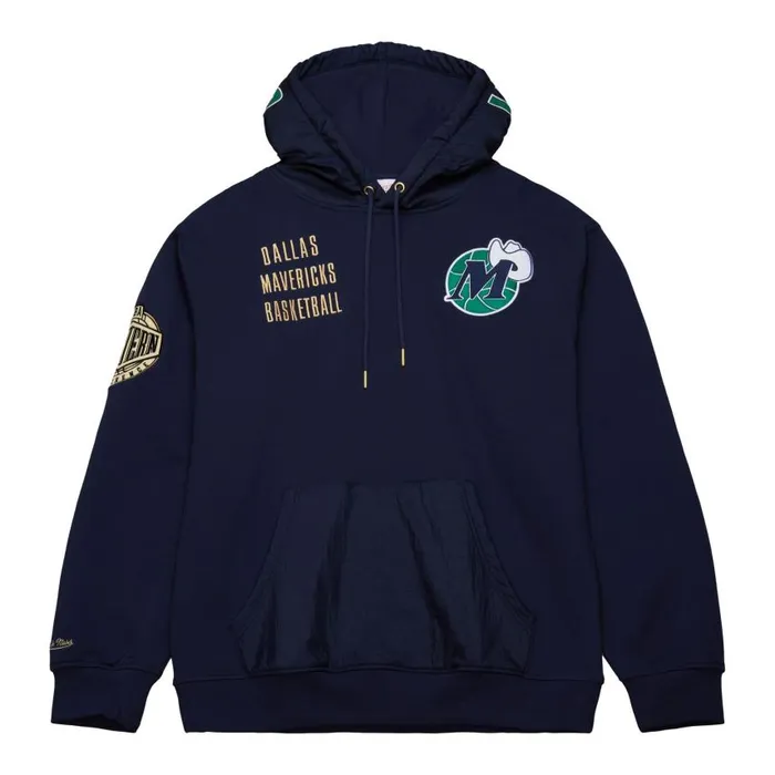 Mitchell and Ness Team OG 20 Fleece Hoodie Vintage Logo Dallas Mavericks Men Hoodies and Sweatshirts Mitchell and Ness Team OG 20 Fleece Hoodie Vintage Logo Dallas Mavericks Men Hoodies and Sweatshirts