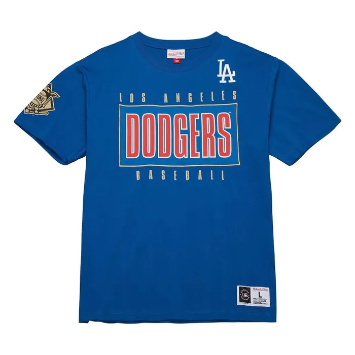 Mitchell and Ness Team OG 20 Premium SS Tee Current Logo Los Angeles Dodgers Men TShirts and Tops Mitchell and Ness Team OG 20 Premium SS Tee Current Logo Los Angeles Dodgers Men TShirts and Tops