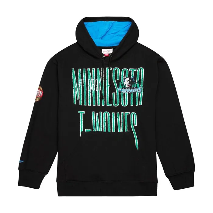 Mitchell and Ness Team OG Fleece 20 Minnesota Timberwolves Men Hoodies and Sweatshirts