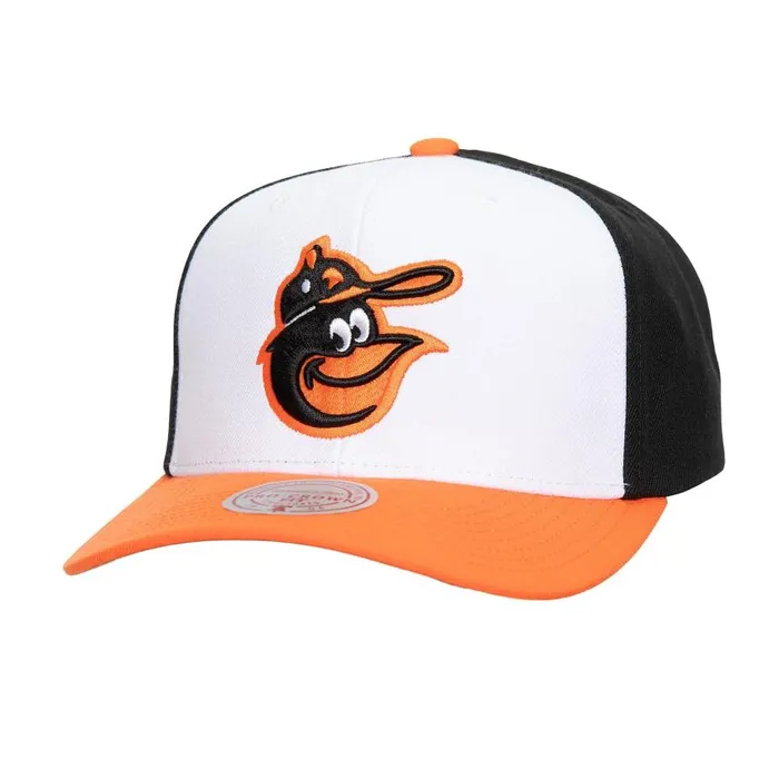 Mitchell and Ness Team Pro Snapback Coop Baltimore Orioles Men Hats and Headwear Mitchell and Ness Team Pro Snapback Coop Baltimore Orioles Men Hats and Headwear