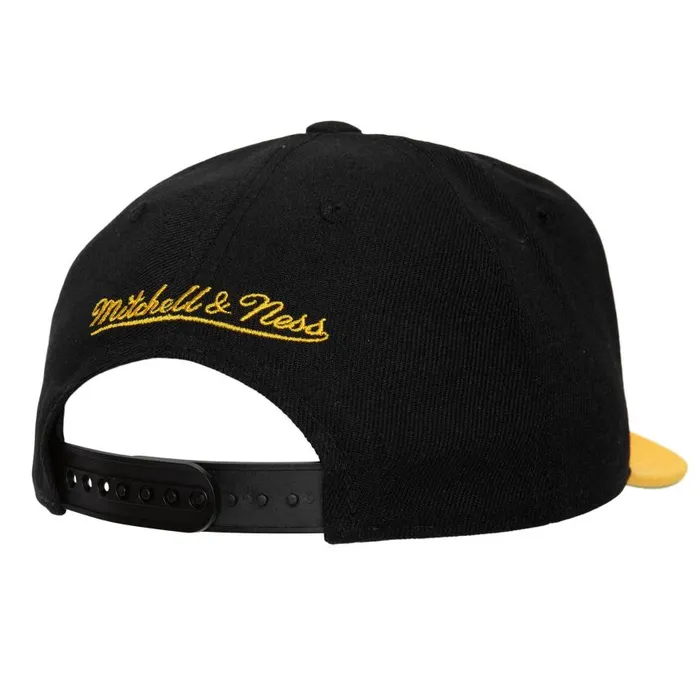 Mitchell and Ness Team Script Flatbrim Snapback Pittsburgh Steelers Men Hats and Headwear Mitchell and Ness Team Script Flatbrim Snapback Pittsburgh Steelers Men Hats and Headwear