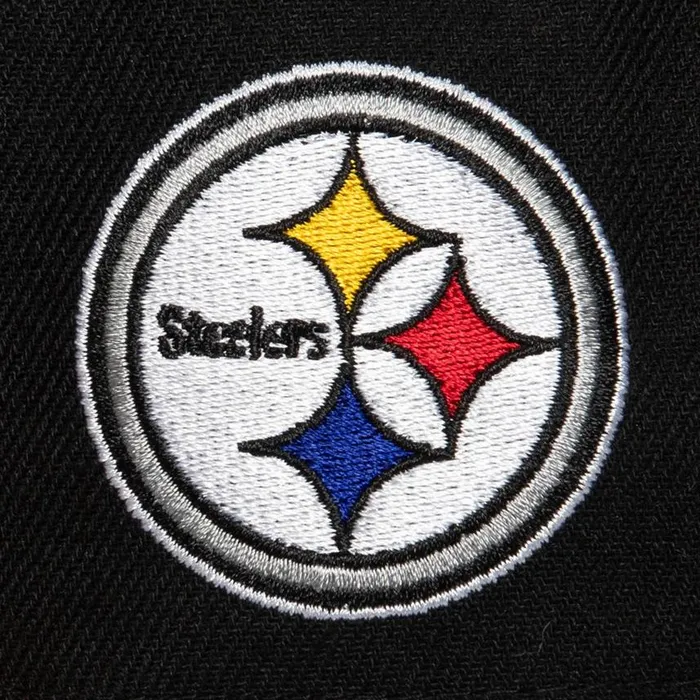 Mitchell and Ness Team Script Flatbrim Snapback Pittsburgh Steelers Men Hats and Headwear Mitchell and Ness Team Script Flatbrim Snapback Pittsburgh Steelers Men Hats and Headwear