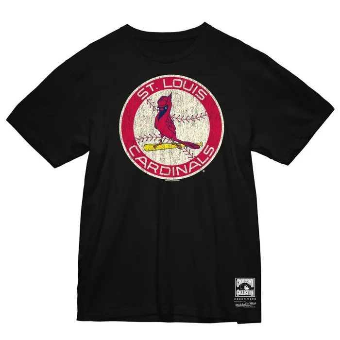 Mitchell and Ness Under The Lights Tee St Louis Cardinals Men TShirts and Tops Mitchell and Ness Under The Lights Tee St Louis Cardinals Men TShirts and Tops