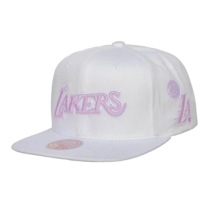 Mitchell and Ness UV Reactive Snapback HWC Los Angeles Lakers Men Hats and Headwear Mitchell and Ness UV Reactive Snapback HWC Los Angeles Lakers Men Hats and Headwear