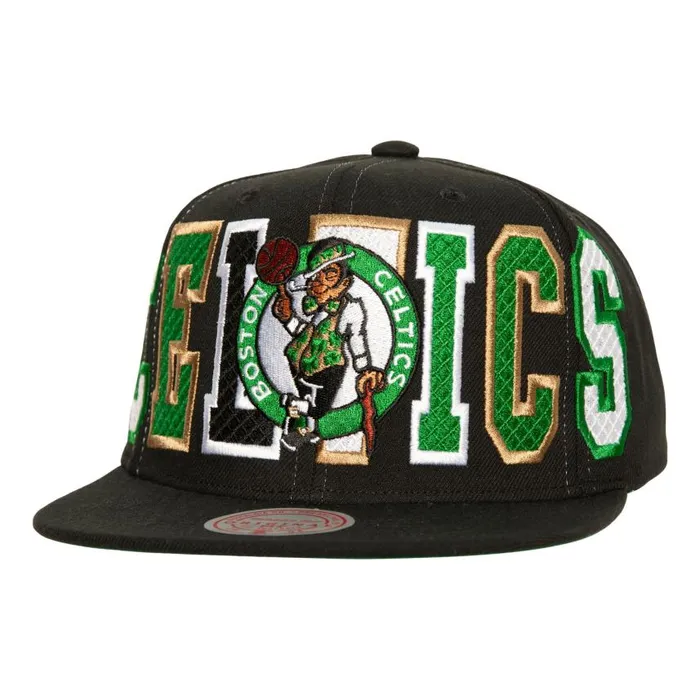 Mitchell and Ness Varsity Bust Snapback Boston Celtics Men Hats and Headwear