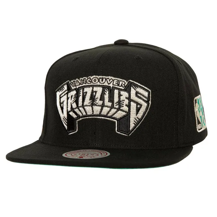 Mitchell and Ness Watch Me Shine Snapback HWC Vancouver Grizzlies Men Hats and Headwear Mitchell and Ness Watch Me Shine Snapback HWC Vancouver Grizzlies Men Hats and Headwear