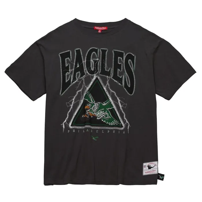 Mitchell and Ness Women039s Logo Boyfriend Tee Philadelphia Eagles Women TShirts and Tops Mitchell and Ness Women039s Logo Boyfriend Tee Philadelphia Eagles Women TShirts and Tops