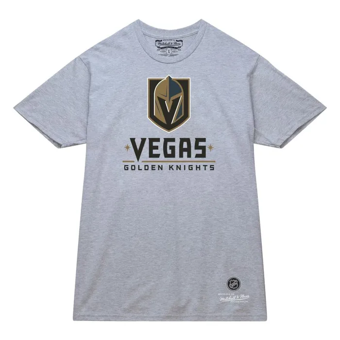 Mitchell and Ness Wordmark 2 Tee Vegas Golden Knights Men TShirts and Tops