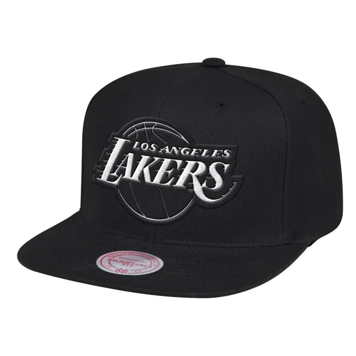 Mitchell and Ness XL BWG Snapback Los Angeles Lakers Men Hats and Headwear