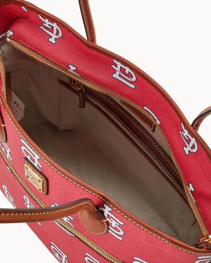 MLB Cardinals Tote Cardinals Women Dooney and Bourke Totes MLB Cardinals Tote Cardinals Women Dooney and Bourke Totes