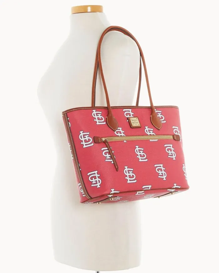 MLB Cardinals Tote Cardinals Women Dooney and Bourke Totes MLB Cardinals Tote Cardinals Women Dooney and Bourke Totes