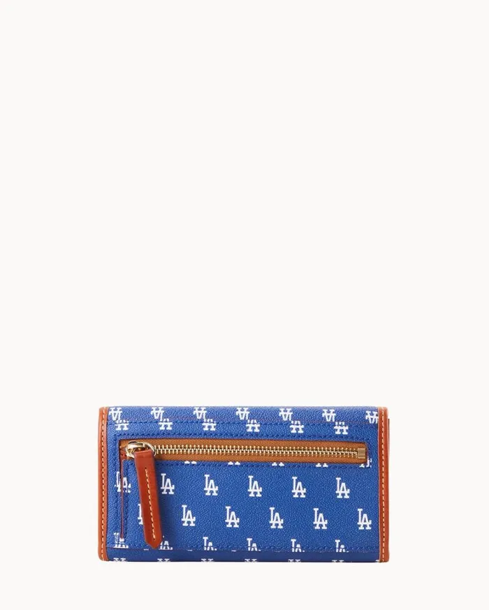MLB Dodgers Continental Clutch Dodgers Women Dooney and Bourke Wallets MLB Dodgers Continental Clutch Dodgers Women Dooney and Bourke Wallets