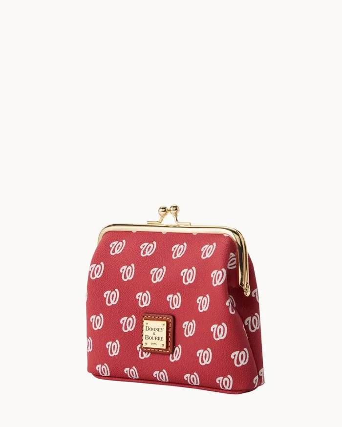 MLB Nationals Large Framed Purse Nationals Women Dooney and Bourke Wallets MLB Nationals Large Framed Purse Nationals Women Dooney and Bourke Wallets